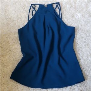 H&M workwear pleated blouse